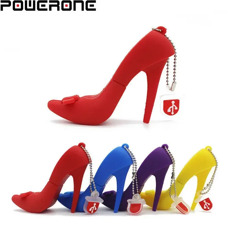 Chaussures à talons hauts, clés USB 128 go, sac à main USB 2.0, clé mémoire 64 go, cadeau créatif pour dame U disque 32 go pendentifs 16 go