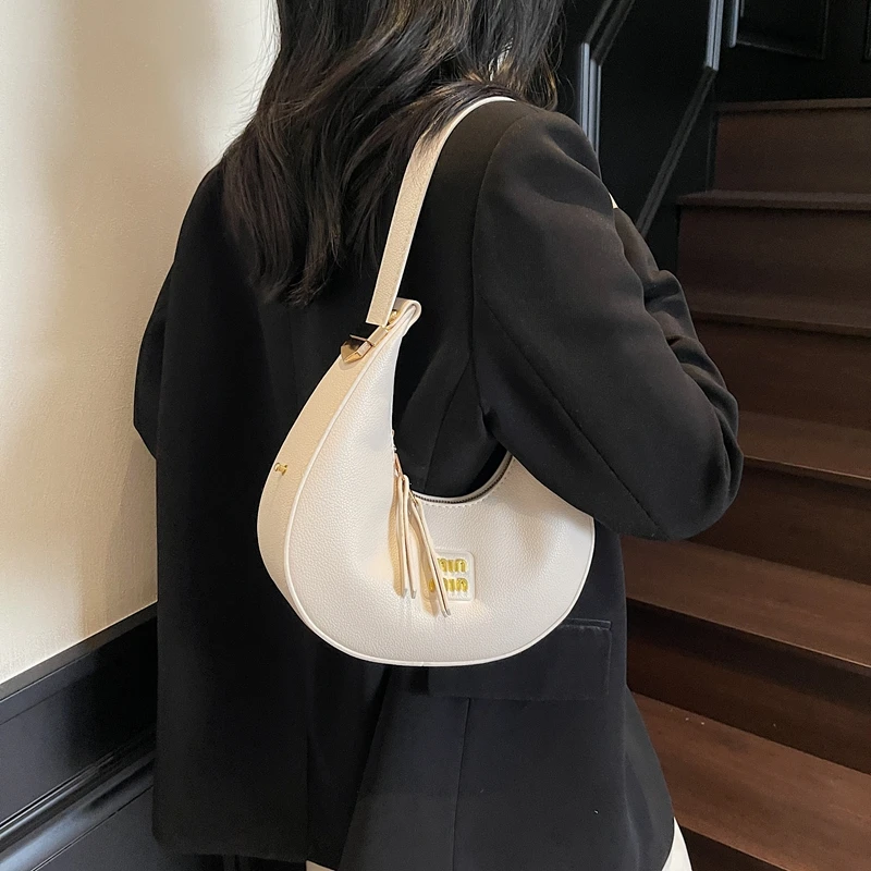 

Sophisticated Leather Shoulder Bag Handbags, Women's Crossbody Messenger Elegant Design Luxury Famous Brand