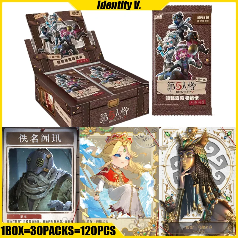 KAYOU Identity V Cards Hidden Clues Anime Figure Collection Cards Mistery Box Board Games Toys Birthday Gifts for Boys and Girls