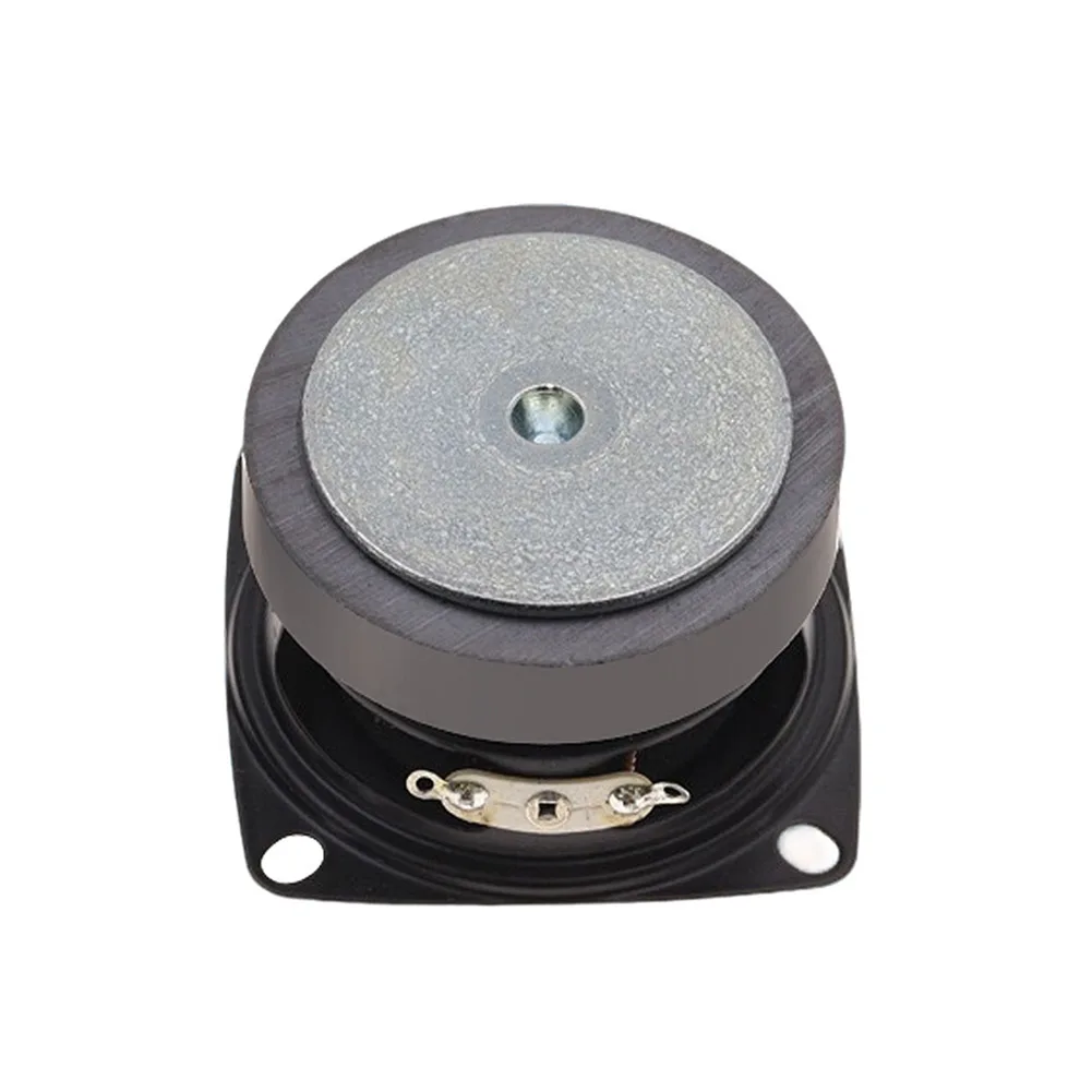 2 Inch Full Range Woofer Speaker with Dual Magnetic Structure for DIY Speaker Building Alloy Black Construction
