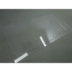 Simulation Transparent Block The Wind Glass Upgrade for 1/14 Tamiya RC Truck For man TGX Diy Parts