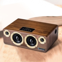 Ibass High-quality Home Theater Karaoke Music Center 3D Surround Stereo System Sound Box 90W Wooden Bluetooth Speakers For TV