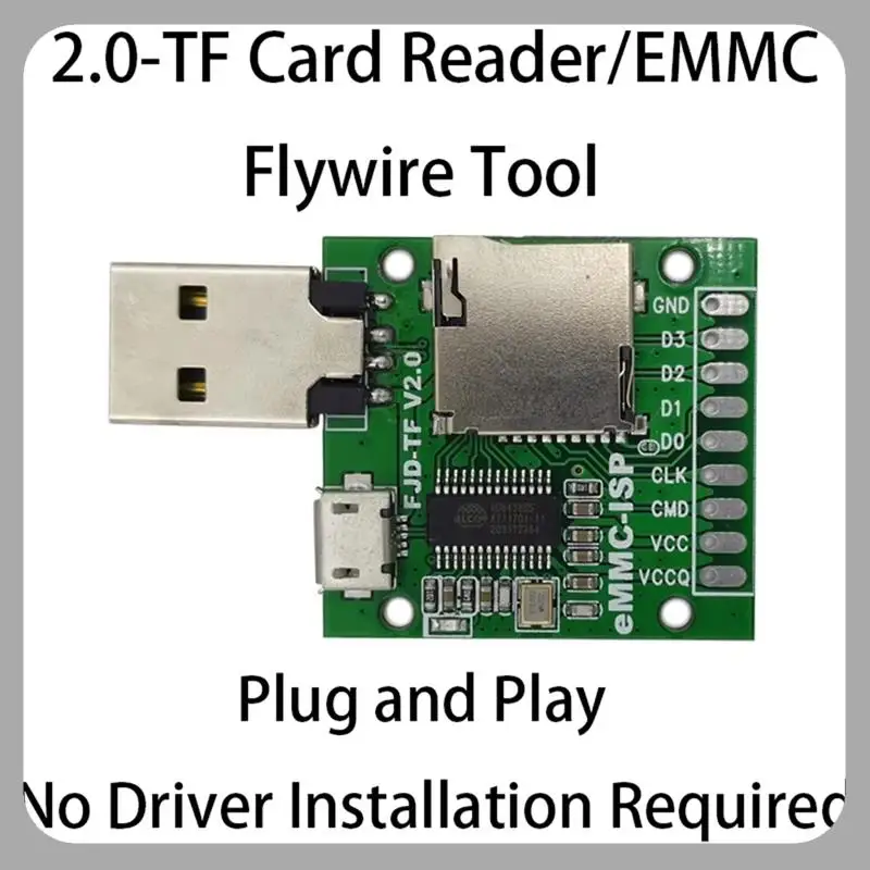 

A46U USB-B Type Communication AU6438BS Tool AU6438BS Card Reader Phone Repair Flash Machine Unlock