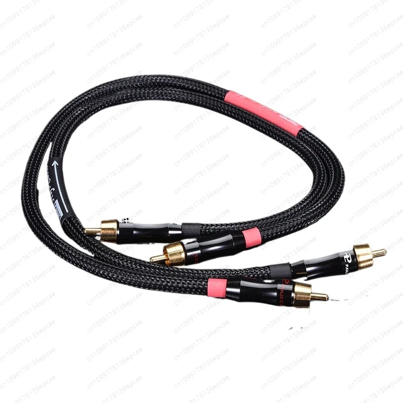 Высококачественный аудиосигнальный кабель Snake King RCA, выходной входной кабель Shuanglian, чистая медь 4N99,99%, бескислородная медь