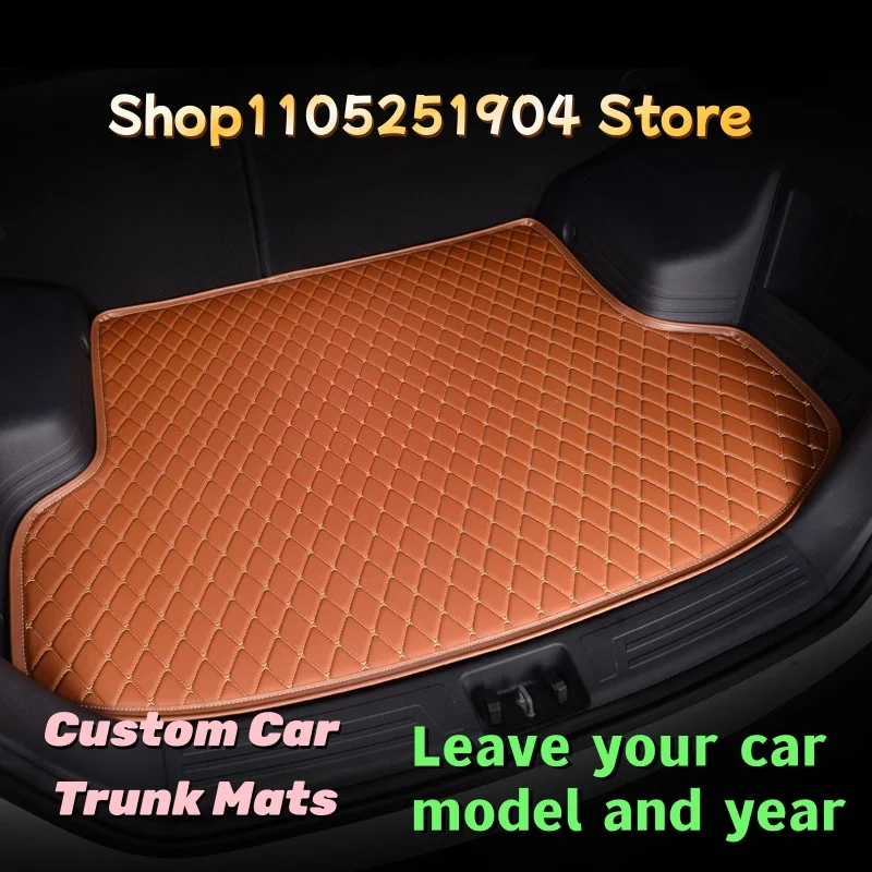 

Artificial Leather Cargo Liner Custom Car Trunk Mats For BMW M3 2014 2015 2016 2017 2018 Car Mat Accessories Carpet