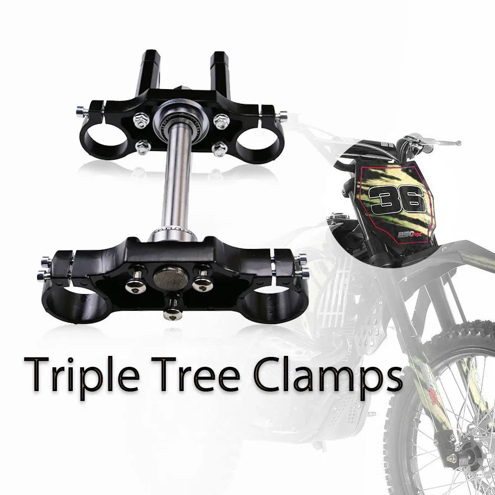 22mm Handlebar Triple Clamp Risers Holder Fit  45/48mm Upside Ddown Front Forks 125cc 140cc 150cc 160cc Dirt Pit Bike