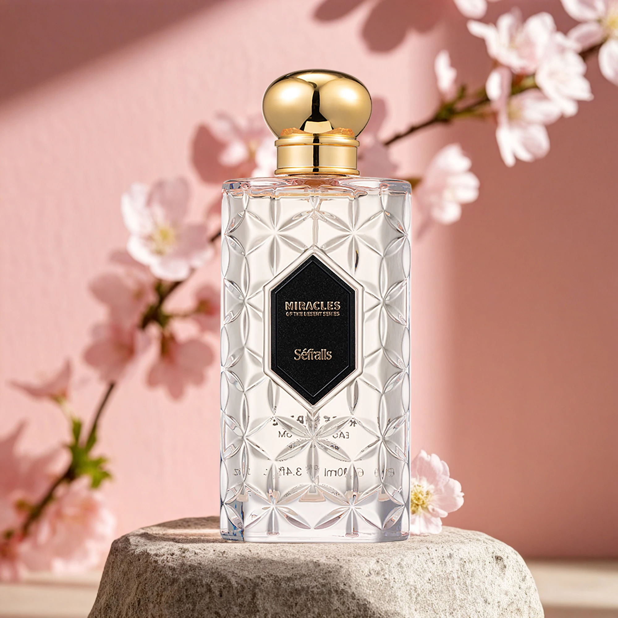 

Séfralls Smell spring in a bottle The 100ml (3.4fl.oz) Rose Mirage Perfume, with pure floral notes, holds a whole spring