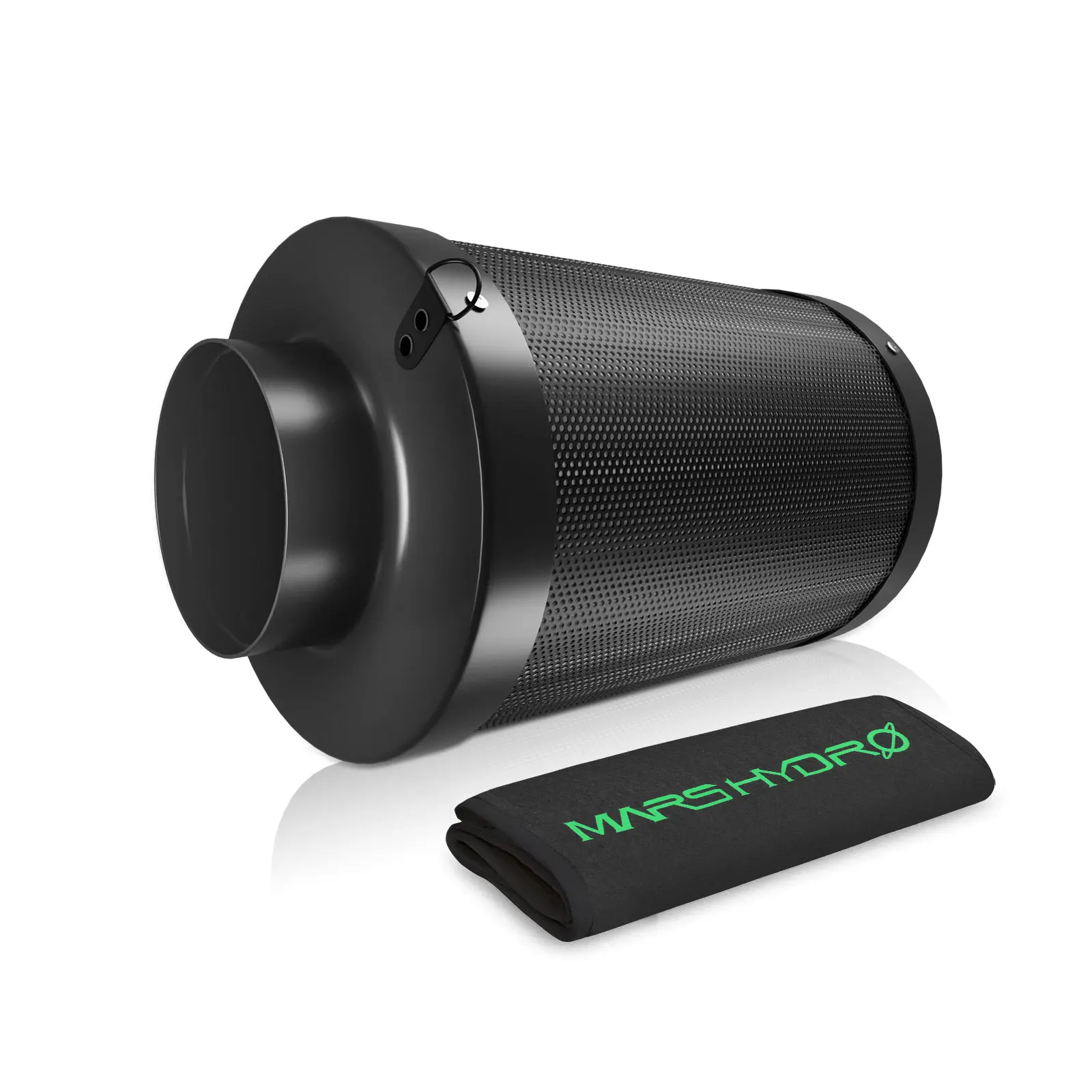 Mars Hydro 4" 6" Lucht Koolstoffilter Maagdelijke Australische Houtskool, Geurcontrole voor Inline Fan Hydroponics Kweekruimtes