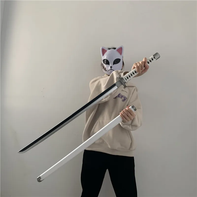 FC 104 سنتيمتر قطعة واحدة السيف رورونوا زورو السيف وا ميتشي Ichi سلاح تأثيري كاتانا سكين السلامة بولي Ninja النينجا الساموراي السيف اللعب هدية