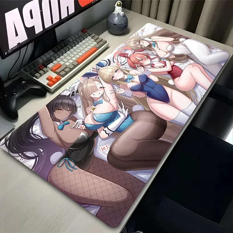 لوحة ماوس للكمبيوتر الشخصي، أرشيف أزرق، ملحقات ألعاب Kawaii، لوحة ماوس Asuma Toki، لوحة مفاتيح سطح المكتب، سجادة طاولة #5