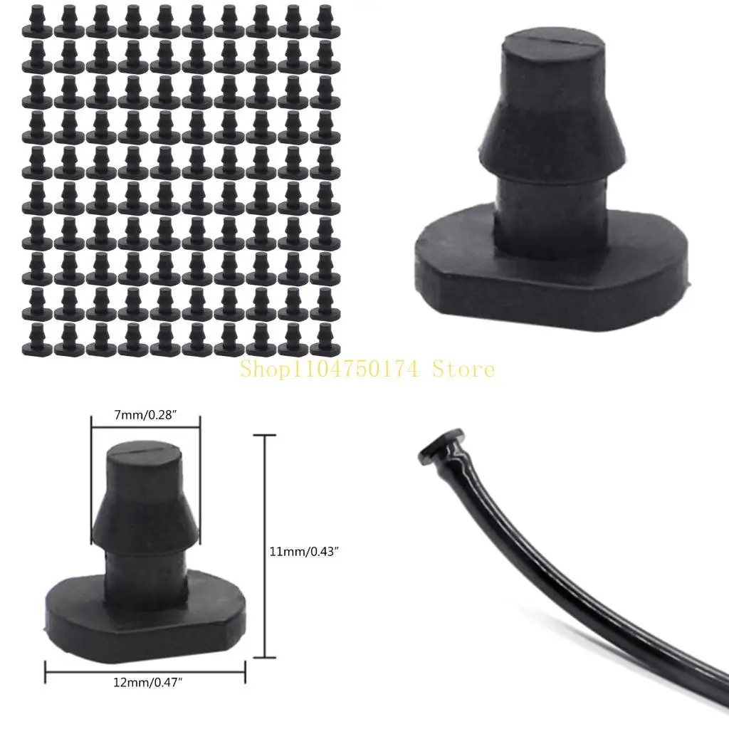 100Pcs Hose Barbs Sealing Plug for Garden Irrigation Hose Shut top sale