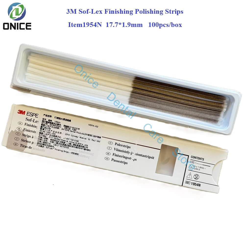 3M ESPE Sof-Lex Finishing Strips 1954N 3M Dental Polishing And Finishing  Strips 3M Plishing Strips 1954