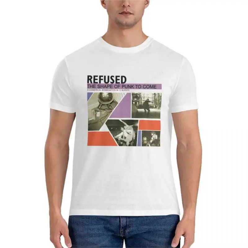 REFUSED ll Gift For Fans, For Men and Women, Father Day, Family Day, Halloween Day, Thanksgiving, Christmas Day Fitted T-Shirt