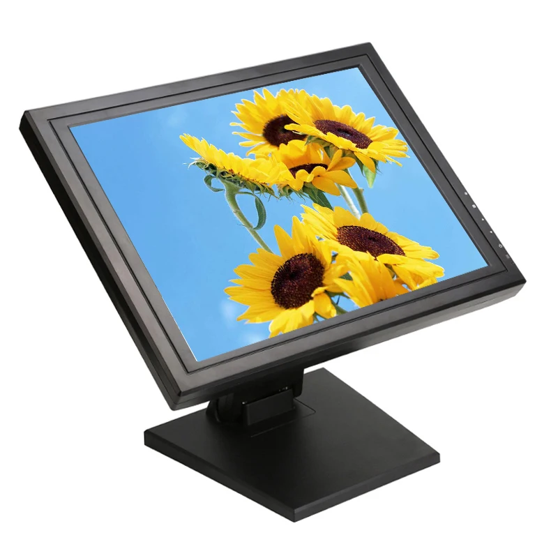 

15 inch TFT LCD 4 wire resistive computer pos touch screen monit with VGA USB ports