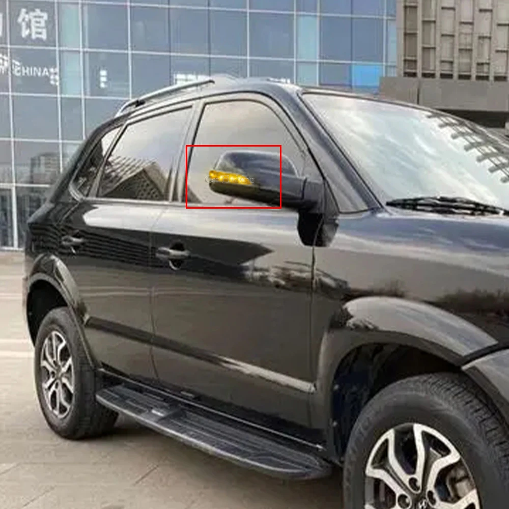 لشركة هيونداي توكسون IX35 2010 2011 2013 2014 سيارة مرآة الرؤية الخلفية مؤشر مصباح الجناح الباب الجانب مرآة بدوره مصباح إشارة #5