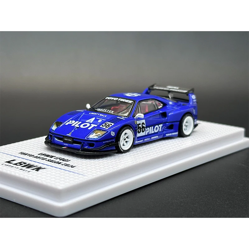 INNO In magazzino 1:64 LBWK F40 Tokyo Auto Salon 2024 Diecast Diorama Car Model Collection Toys