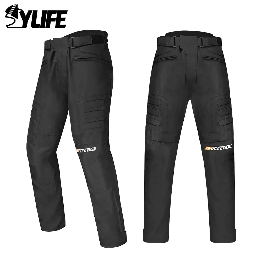 

Motorcycle Pants Waterproof Motocross Black Pants Warm Men Biker Pants Anti-Fall Motorcycle Protection Equipment Wear-Resistant