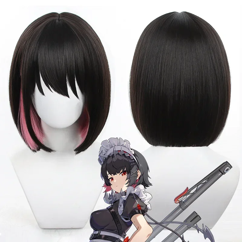 Zenless منطقة صفر إلين جو شعر مستعار تأثيري خادمة فستان موحد الذيل فيكتوريا التدبير المنزلي جديد Eridu هالوين حفلة النساء الزي