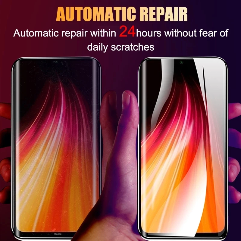 3PCS Clear Hydrogel Film for ZTE Axon 20 30 40 41 5G Full Cover Film For ZTE Axon 30 40 41 Pro Ultra Screen Protector Not Glass view 5