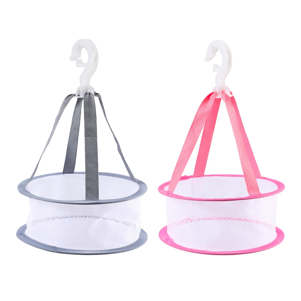 

2pcs Beauty Egg Net Bag Makeup Sponge Mesh Basket Brush Hanger Powder Drying Basket Large Capacity