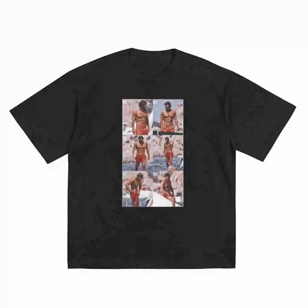 Can Yaman Different Shapes Short Sleeve Tee 100% Cotton T-Shirt
