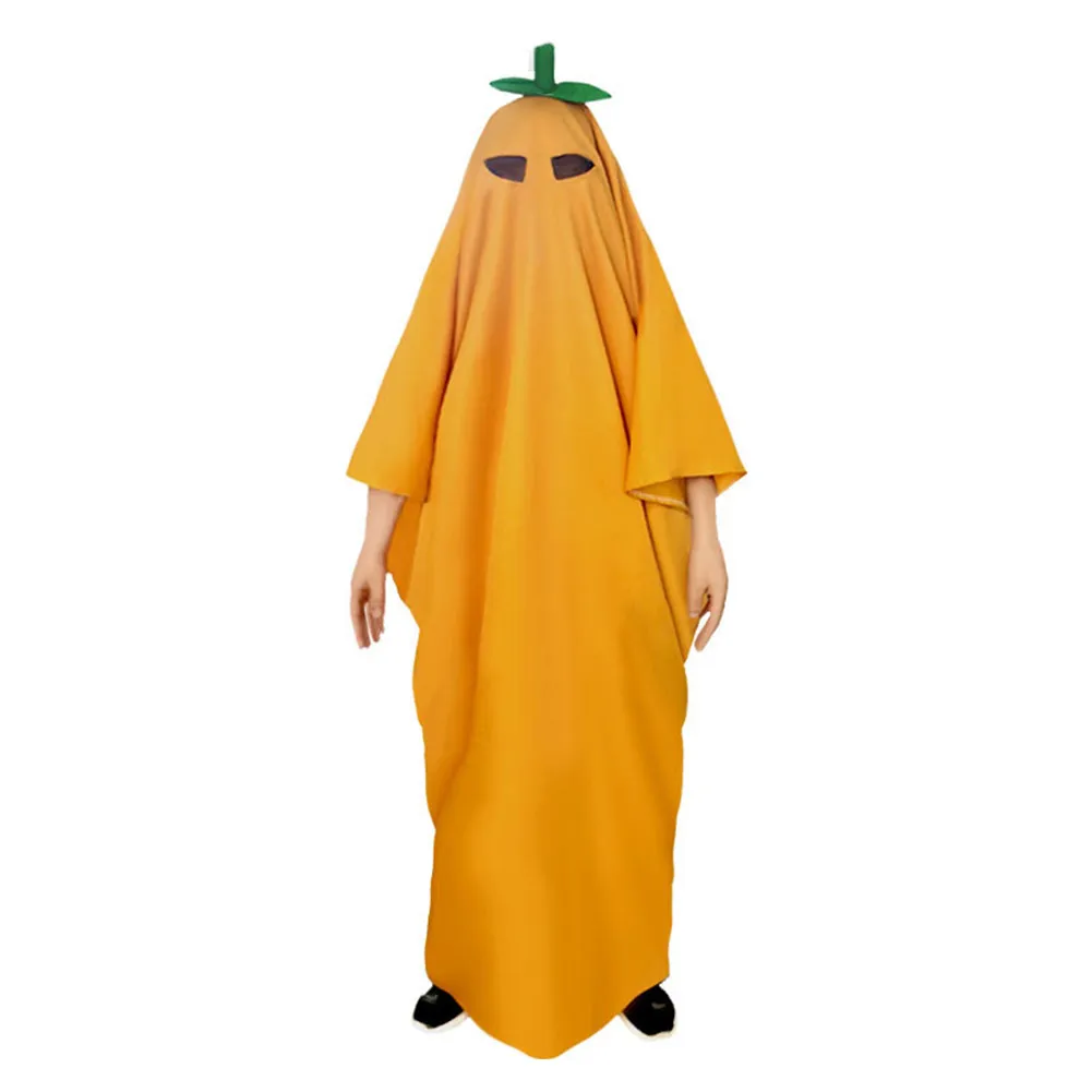 Adult/Children Ghost Grimace Pumpkin Cosplay Costume Kids Shawl Cloak Cape Outfits Halloween Carnival Party Disguise Suit