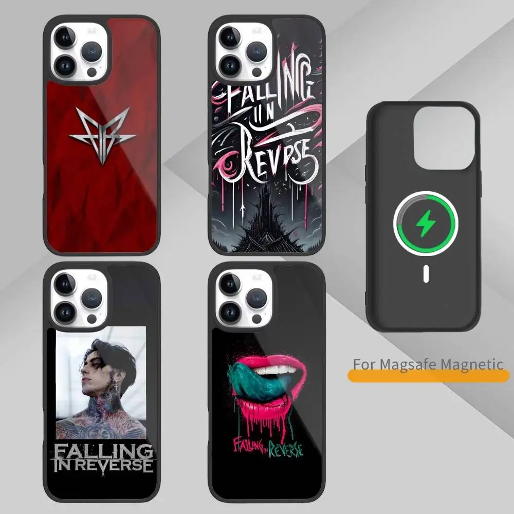 

Band F-Falling In R-Reverse Phone Case For iPhone 17,16,15,14,13,Pro,Max,Plus,Magnetic For Magsafe Wireless Charging