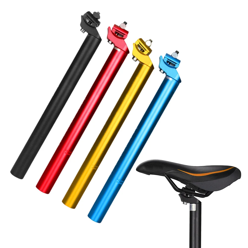 AliExpress MEROCA Bicycle Seatpost Black Blue Red Gold 27.2/31.6x350mm Aluminum Alloy Shock Absorber Seat Tube For Mountain Road Bike