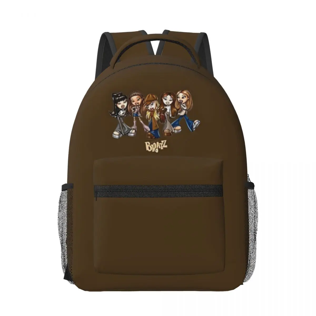 Bratz-Mochila Grande Capacidade para Meninas e Meninos, Leve, Impermeável, Estudante, 17"