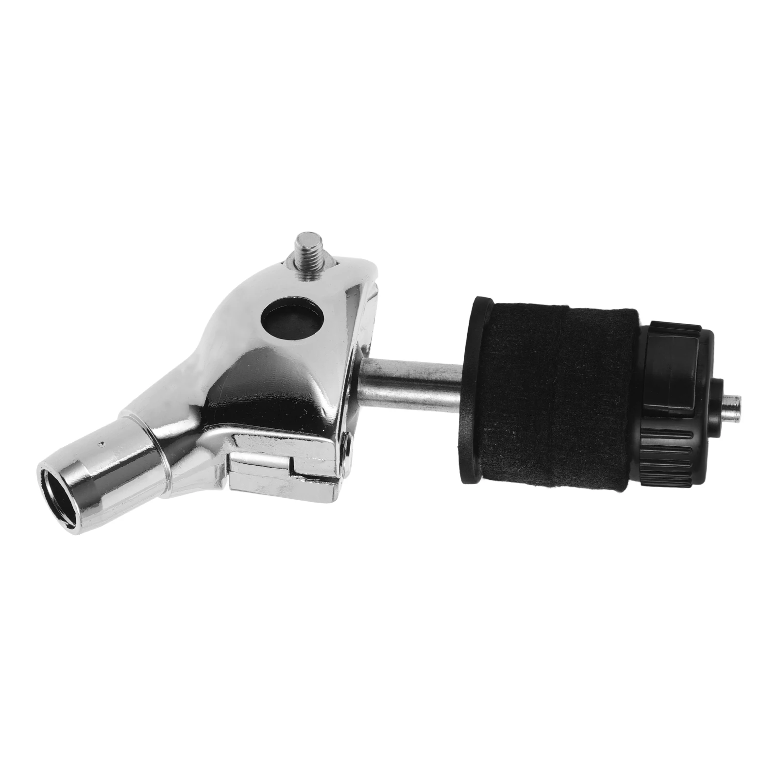 

Universal Ball Knurled Rod Cymbal Bracket Holder Stands Jazz Drum Mounting Silver Clamp Stacker Attachment