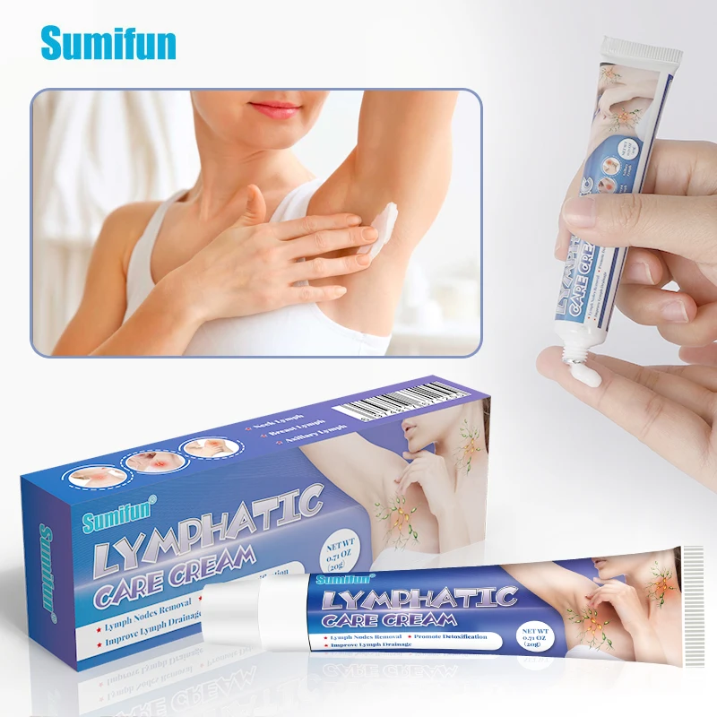 

20G Sumifun Lymph Nodes Removal Cream Lymphatic Herbal Medicine Detox Drainage Ointment Pain Relief Armpit Neck Care for Health