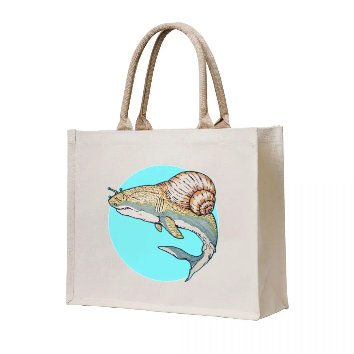 

Snail Shark Tote Bag tote bag screen Lady bag great Big