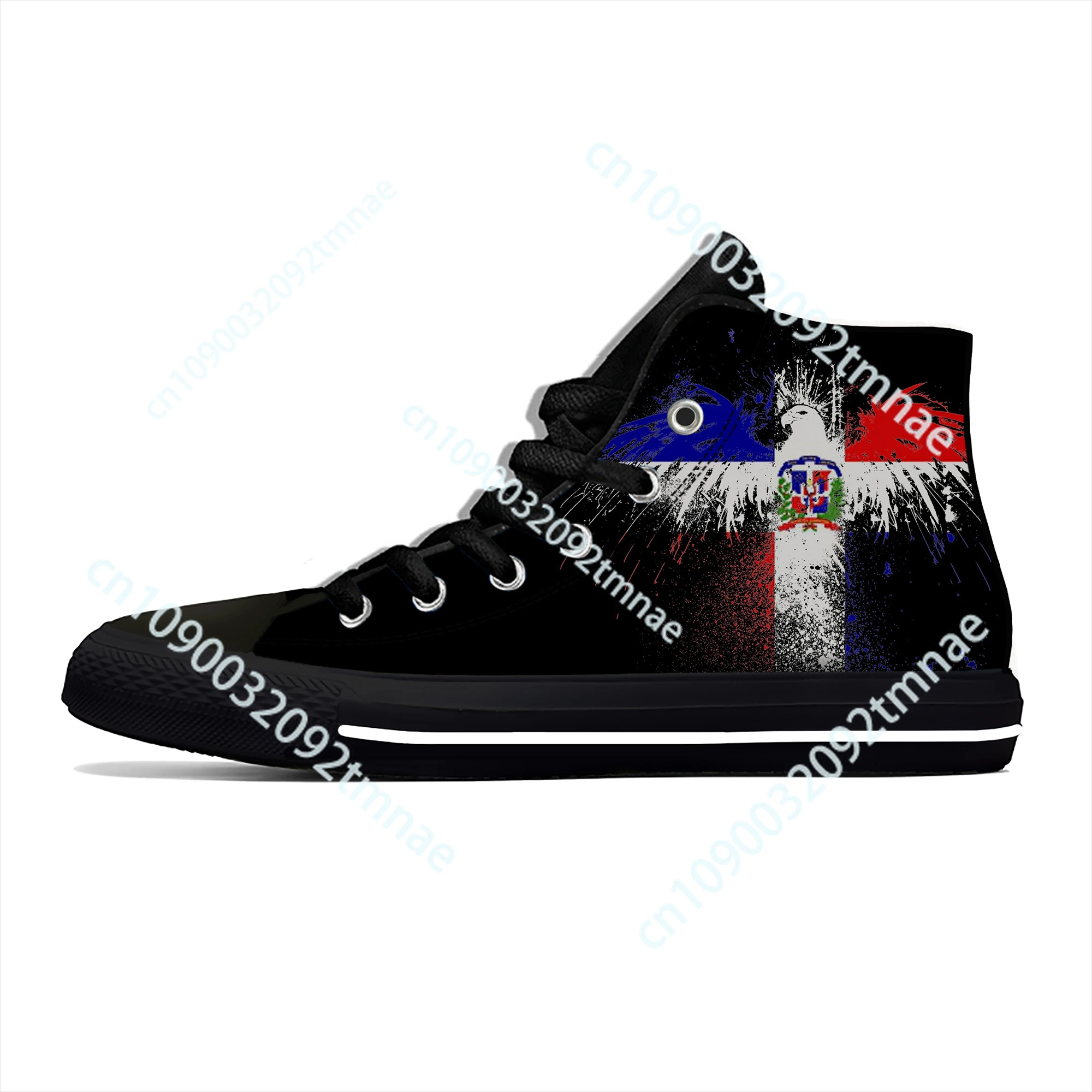 Hot Cool Dominican Republic Flag Patriotic Classic Casual Shoes High Top Breathable Men Women Sneakers Lightweight Custom Shoes