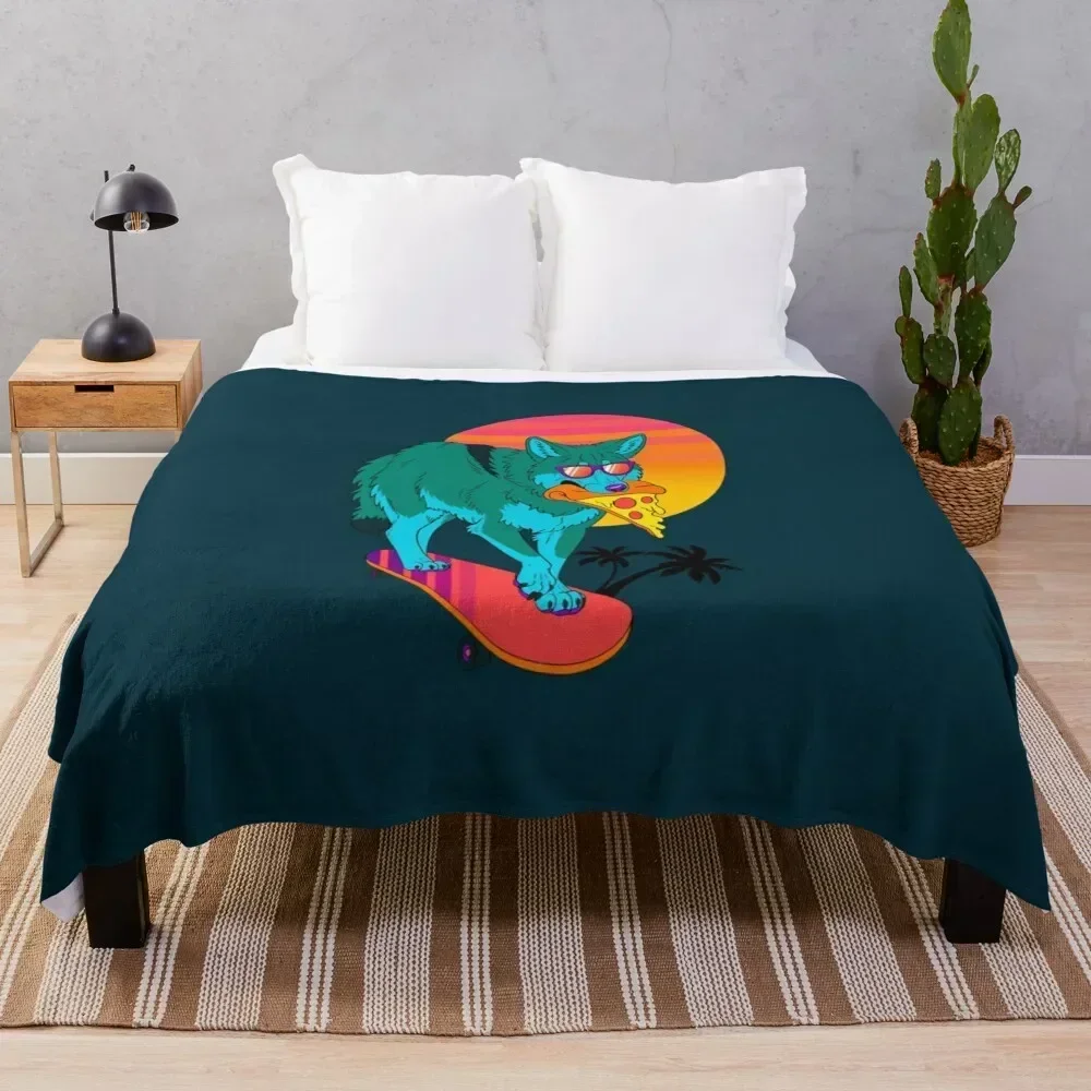 

wolf art Throw Blanket Plaid Travel Luxury Throw warm for winter Blankets