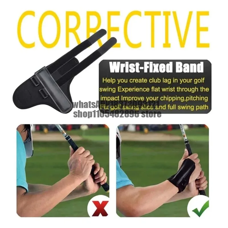 Golf Swing Trainer Aid  Wrist Brace Smooth And Connect-Easy Correct Training Swing Gesture Alignment Practice Tool