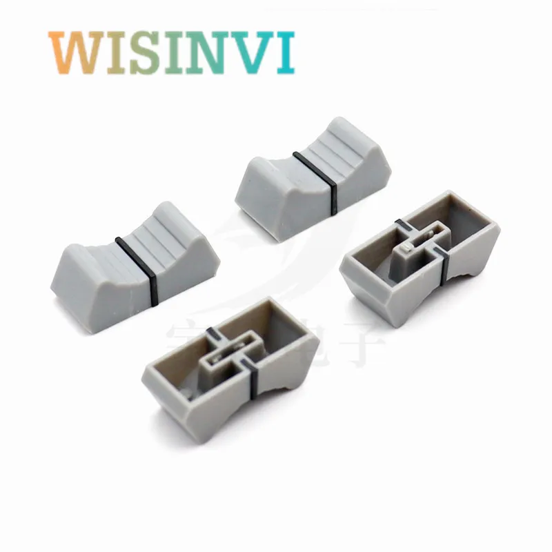 10PCS 24X11X10mm Mixer Dimming Table Straight Slip Potentiometer Fader Knob Cap Push Button Cap 4mm Hole Fader Cap Aperture 4MM