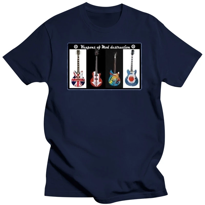 Mens Tshirt Jam Paul Weller Guitars Mods Scootering Design T Shirt 2019 New Men Fitness Clothing Tops Sports T Shirts