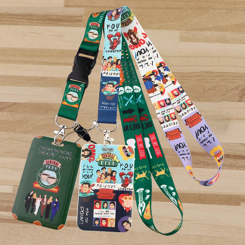 

Friends TV SHOW Neck Strap Lanyard for Keys Keychain Badge Holder ID Credit Card Pass Hang Rope Keyring Accessories