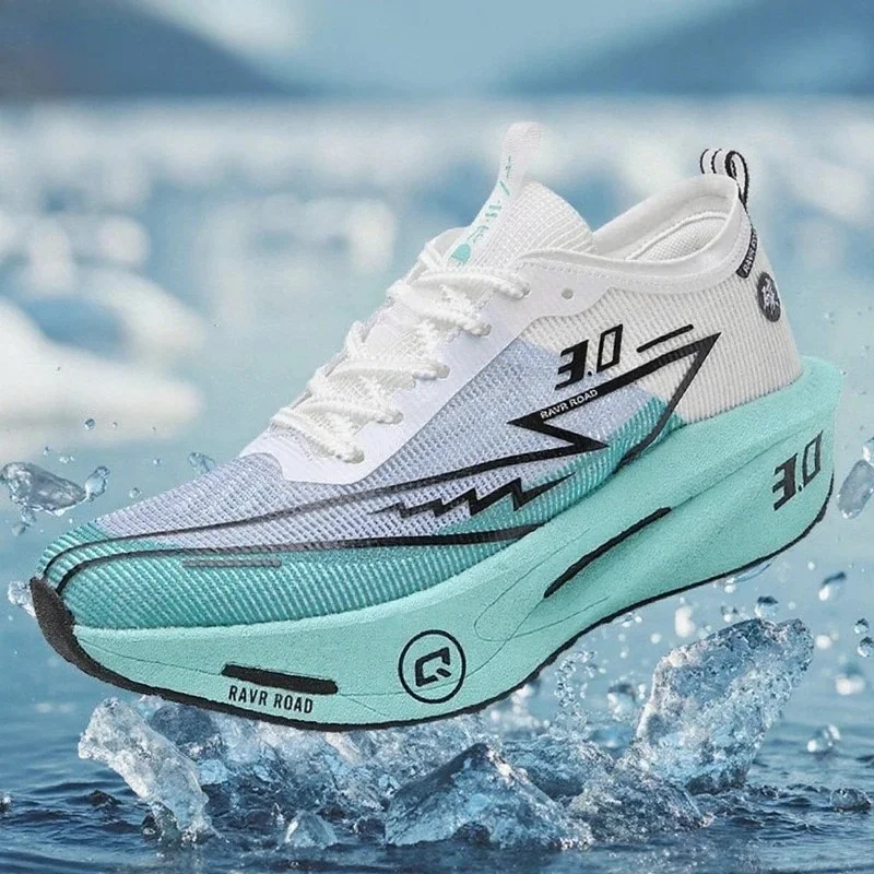

Men's Carbon Board Sneakers Anti-slip Cushioned Comfortable Racing Training Running Shoes Mesh Tennis Shoes Casual for Women