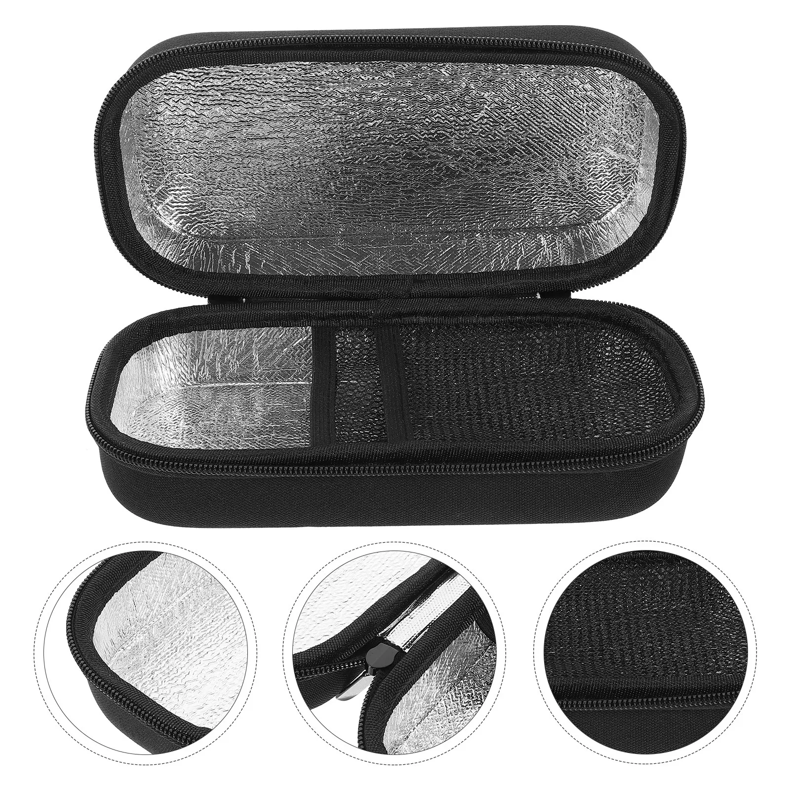 Insulin Cold Bag Small Size Insulated Zipper Diabetic Storage Bag Portable Insulin Organizer Travel Case for Supplies