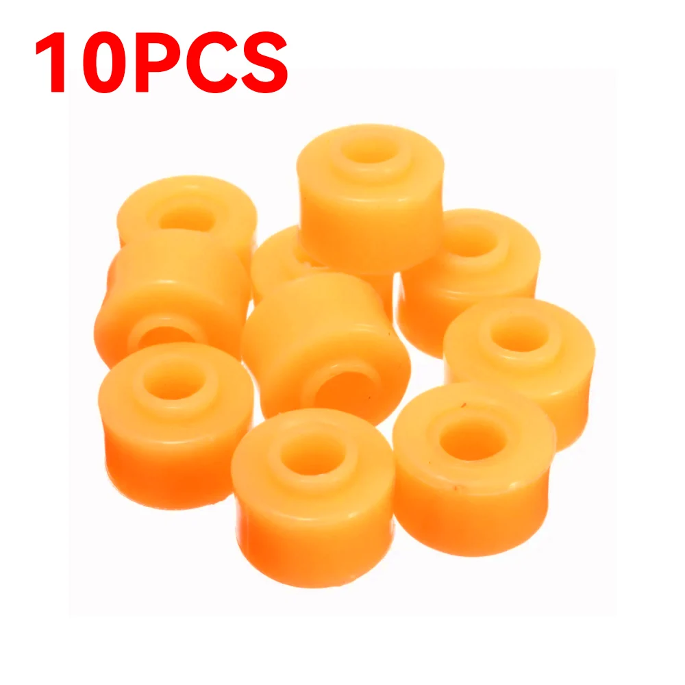 2/10 pcs Car Shock Absorber Rubber Bushings Yellow Truck Auto Accessories Replacement Parts Shock Absorber