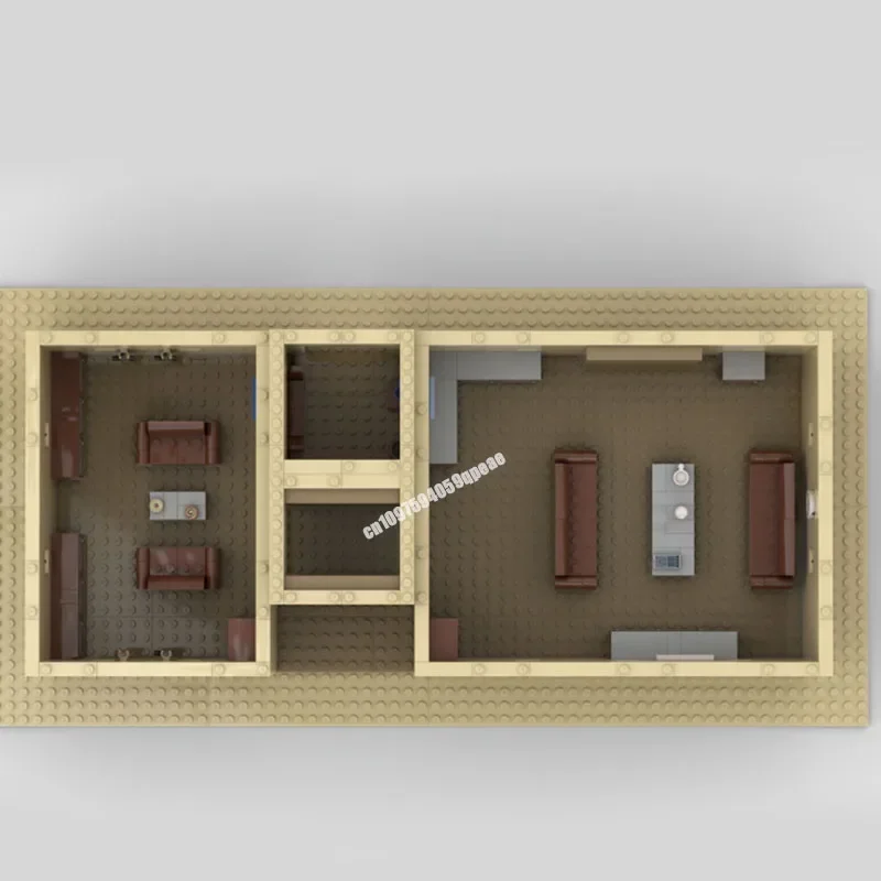 Nouveau 846 pièces célèbre film de combat étoile Moc désert Tatooined maison modèle Puzzle personnalisé bricolage idées créatives enfant jouet cadeau d'anniversaire