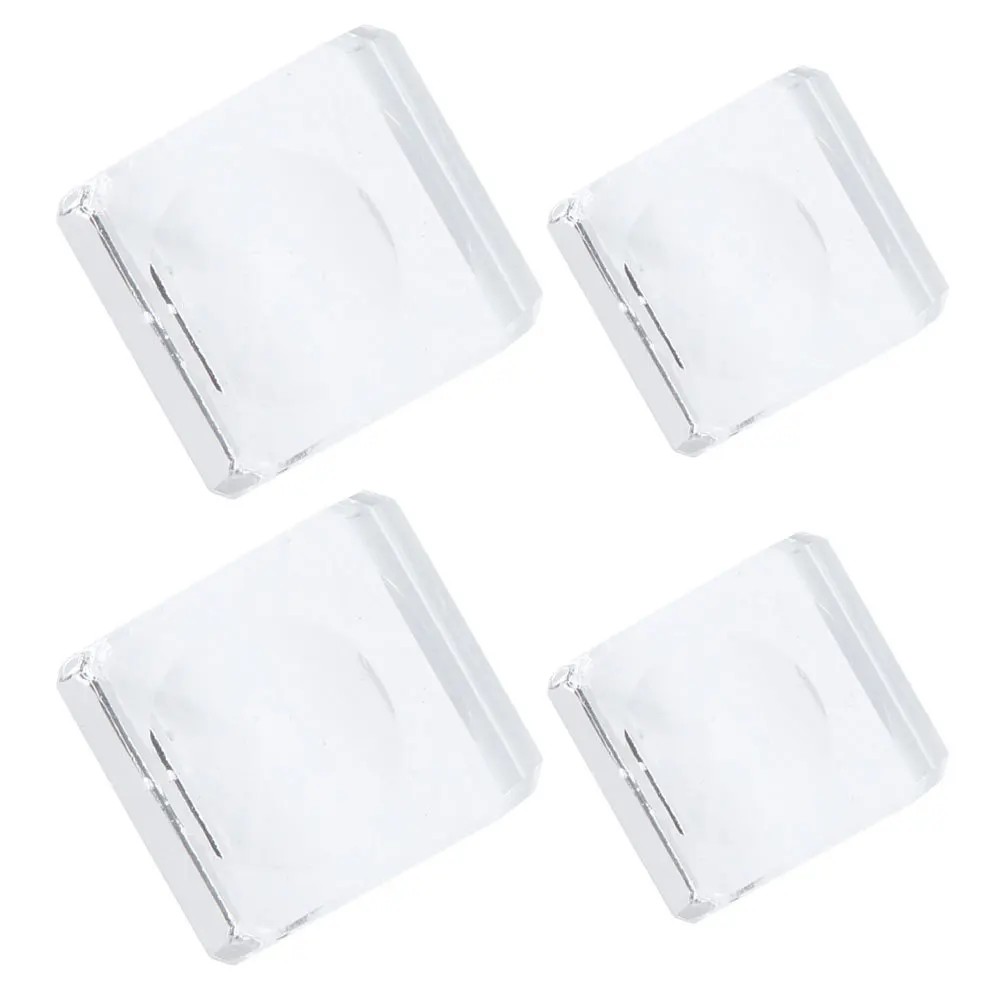 

4Pcs Crystal Sphere Base Transparent Display Stand Minimalist Design Stable Platform for Home Office Desk Decorative Orb Holder