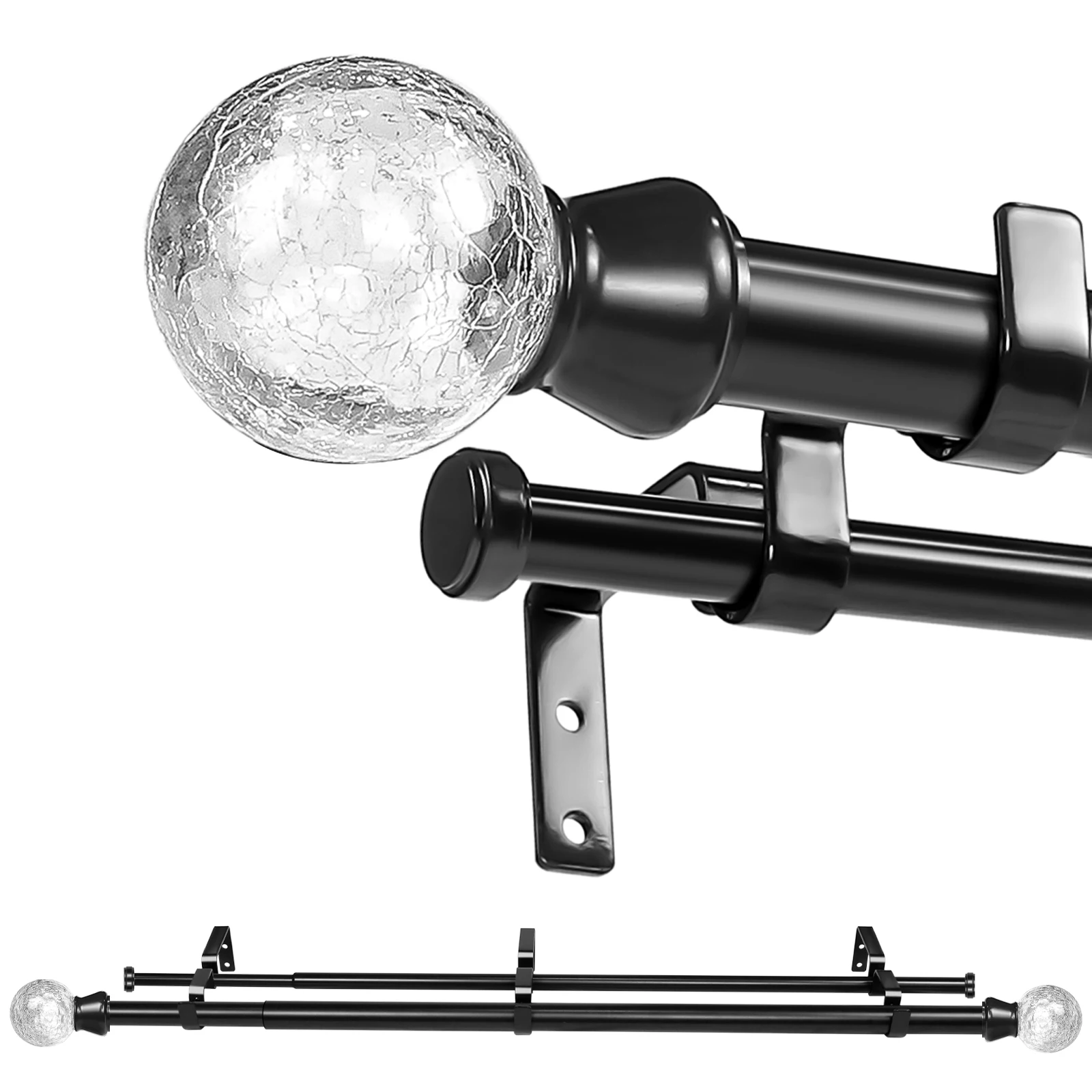 1" Crackle Glass Ma… - image