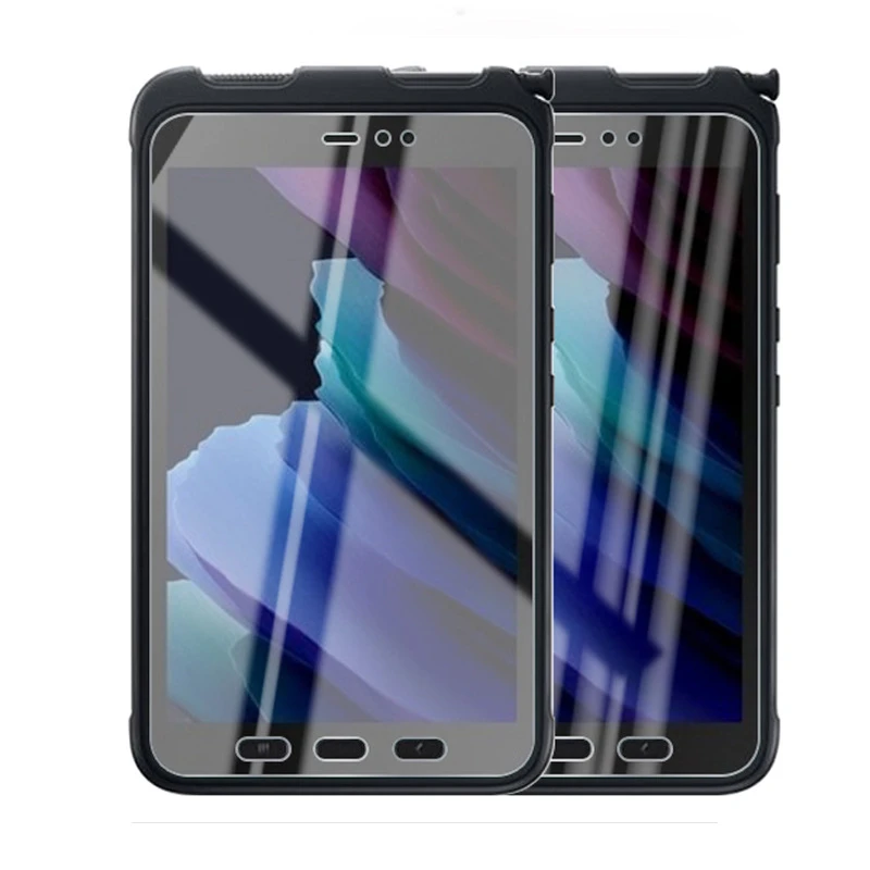 2 PCS ล้างแท็บเล็ตกระจกนิรภัยสําหรับ Samsung Galaxy Tab Active 3 8 นิ้ว SM-T570 T575 T577 ป้องกันหน้าจอ ForGalaxyTab Active3