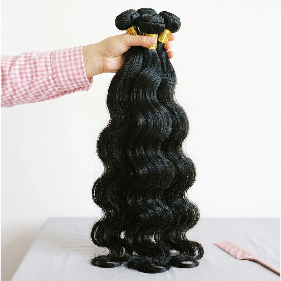 Virgin burma body wave weft Burma Virgin Hair Body Wave Bundle - New Star Hair main image 2
