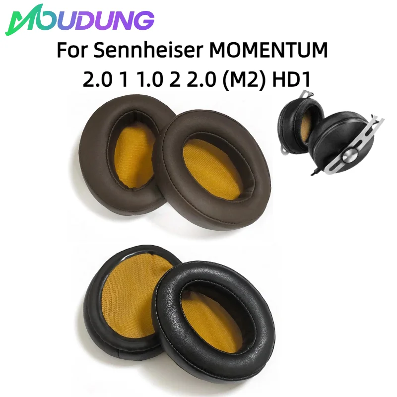 

For Sennheiser MOMENTUM 2.0 1 1.0 2 2.0 (M2) HD1 Sponge Cover Breathable Leather Mesh Ear Cover Protective Cover Replacement