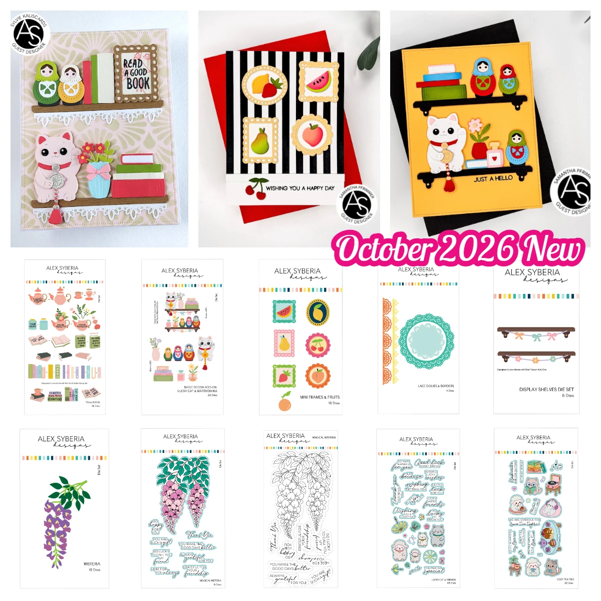 Cozy Tea Time Hot Foil Plates and Die Metal Cutting Dies Sparkles Stamps Stencil DIY Scrapbooking Album Embossed Template