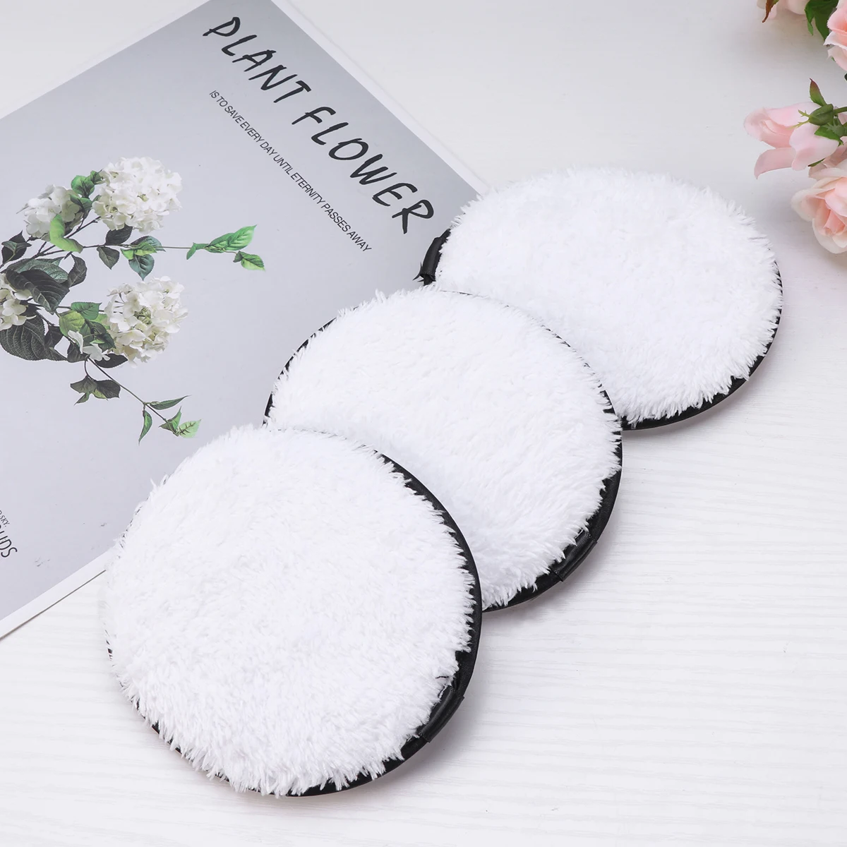 3 uds desmaquillante toalla de microfibra suave almohadillas de tela limpieza Facial reutilizable lavable toallita Natural sombra de ojos máscara