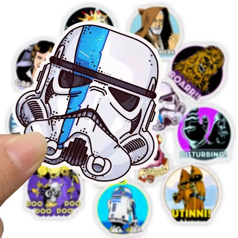 50pcs Star Wars cartoon graffiti stickers, motorcycles, luggage, decorative waterproof stickers, children\'s gifts